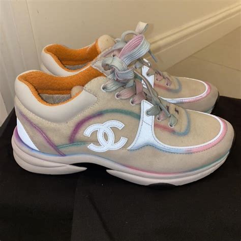 chanel rainbow trainers|chanel shoes.